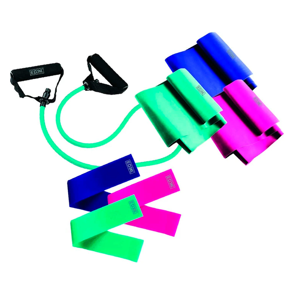 EDX Strap & Loop 7 Piece Resistance Set. Multicolor