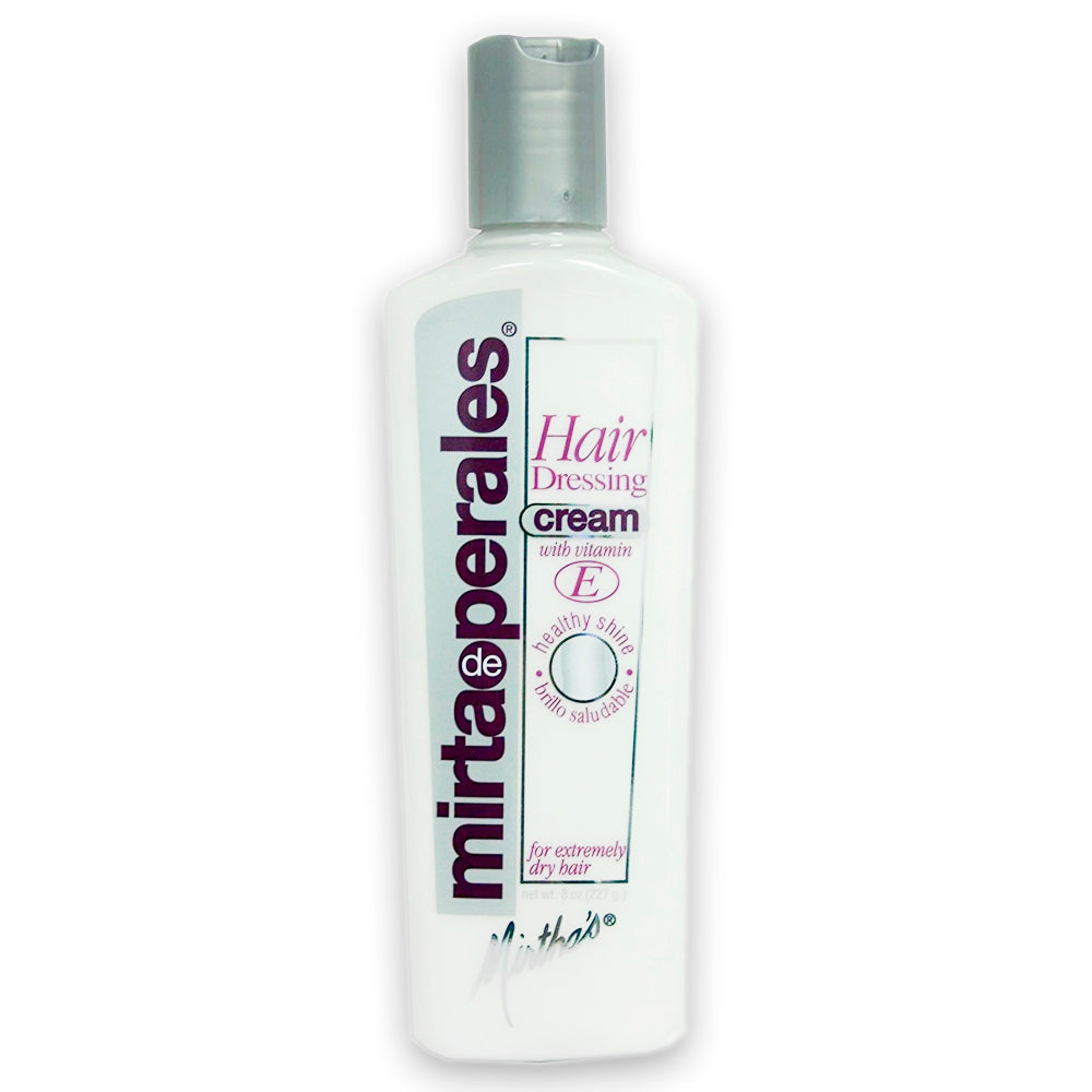 Mirta De Perales Cream Hairdressing Vitamin E, Extremely Dry/Processed Hair 8Oz. Pack of 2