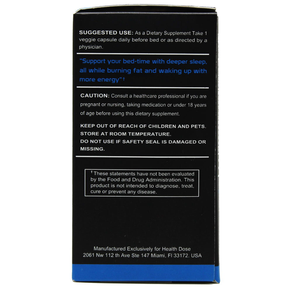 Health Dose Fat Burner - PM Nighttime - Pack of 5