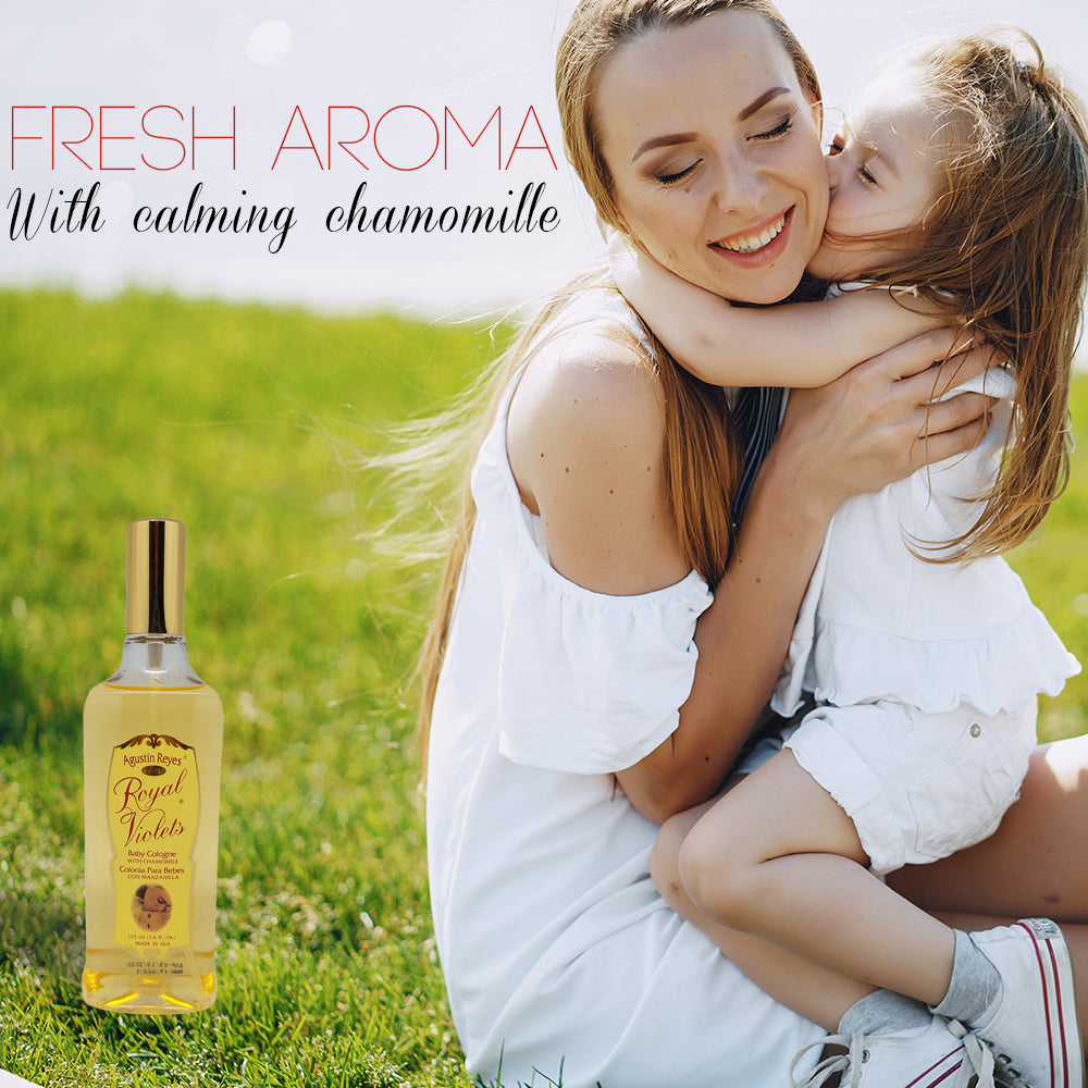 Royal Violets Baby Cologne Chamomile, 7.6 Fl Oz / 225 ml.