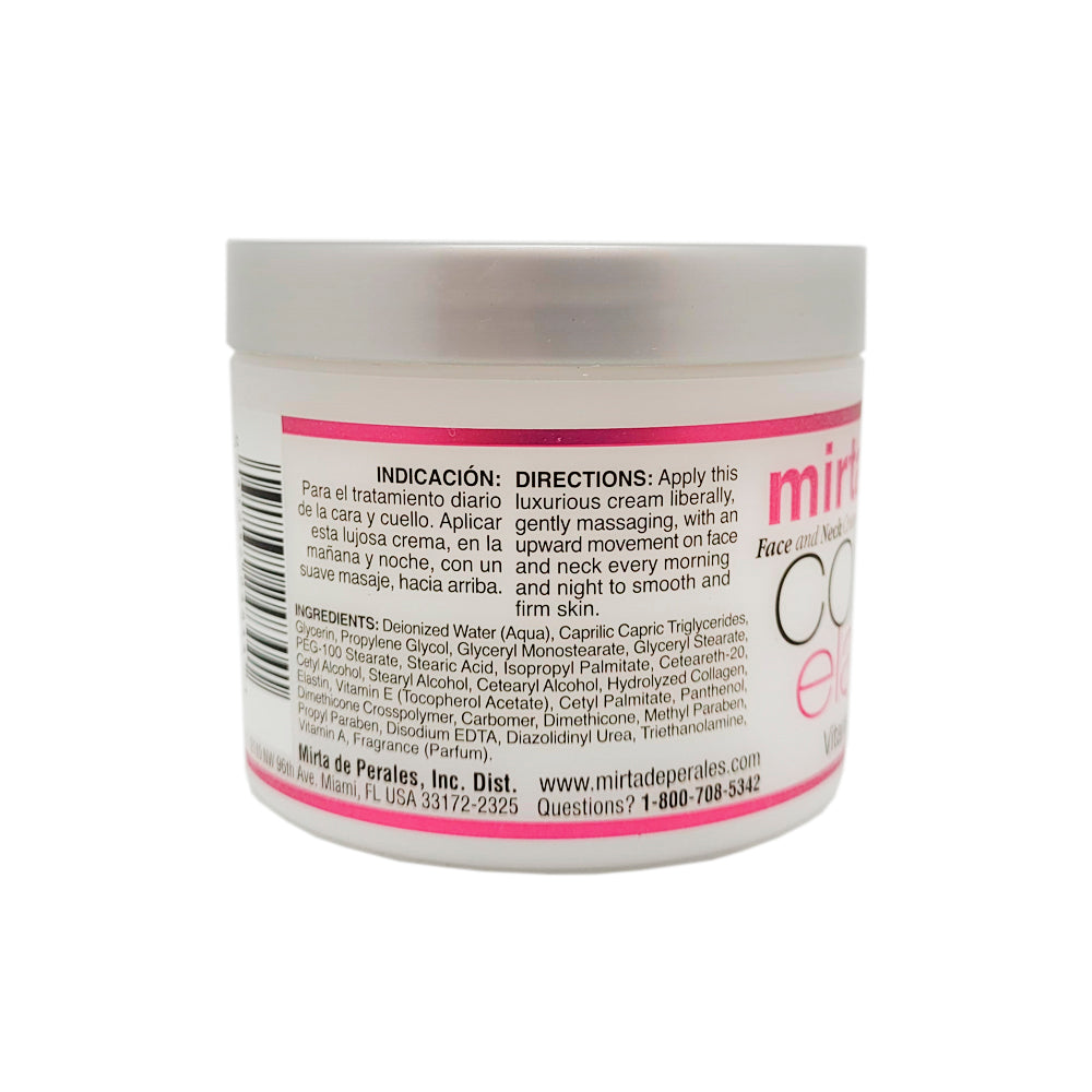 Mirta De Perales Collagen Face & Neck Cream, Anti-aging, Moisturizer, Skincare 4 Oz. Pack of 5