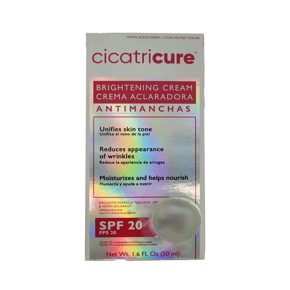 Cicatricure Brightening Face Cream. Moisturizes and Reduces Wrinkles. 1.6 fl.oz