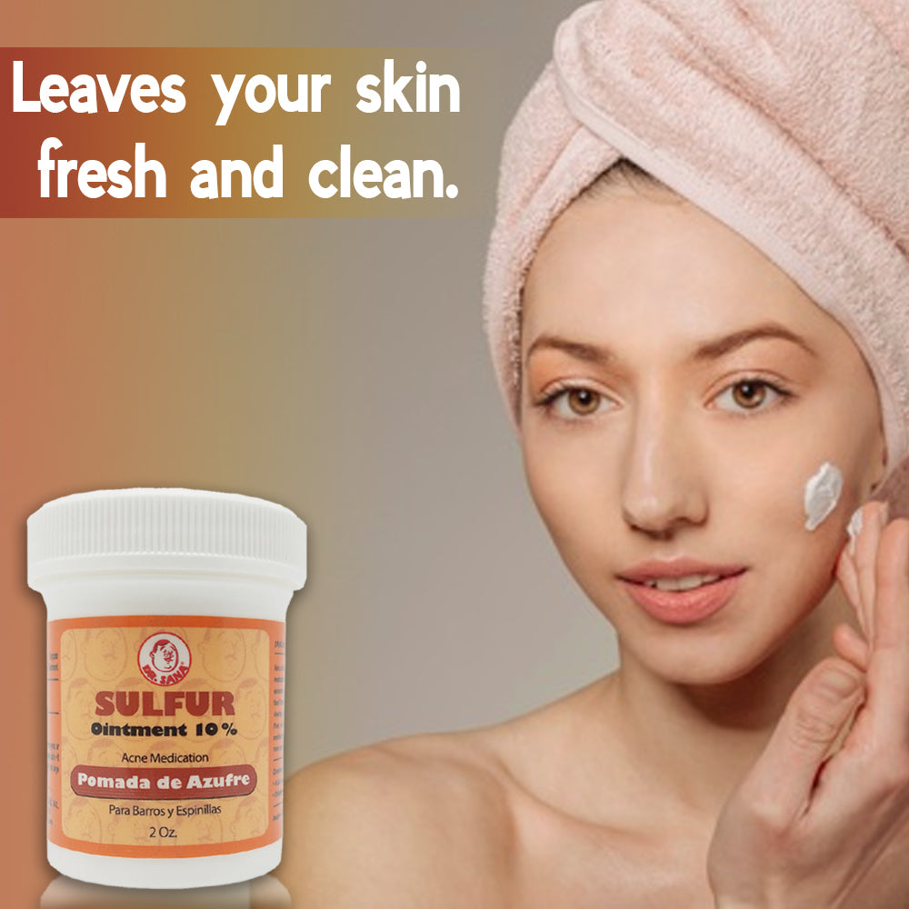 Dr Sana Sulfur/Azufre Ointment 2.6 Oz - Pack of 3