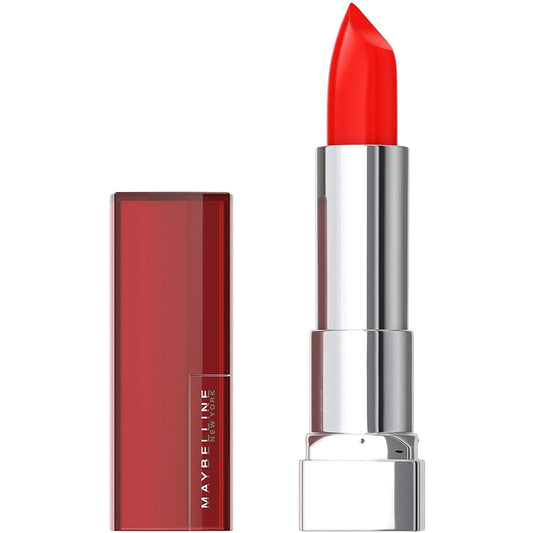 Maybelline Color Sensational Lipstick. Creamy Finish. Coral Rise [344]. 0.15 oz