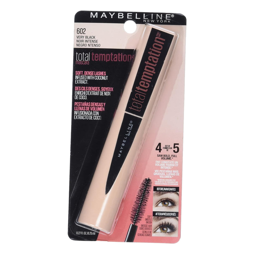 Maybelline Total Temptation Mascara very black - 0.27 oz