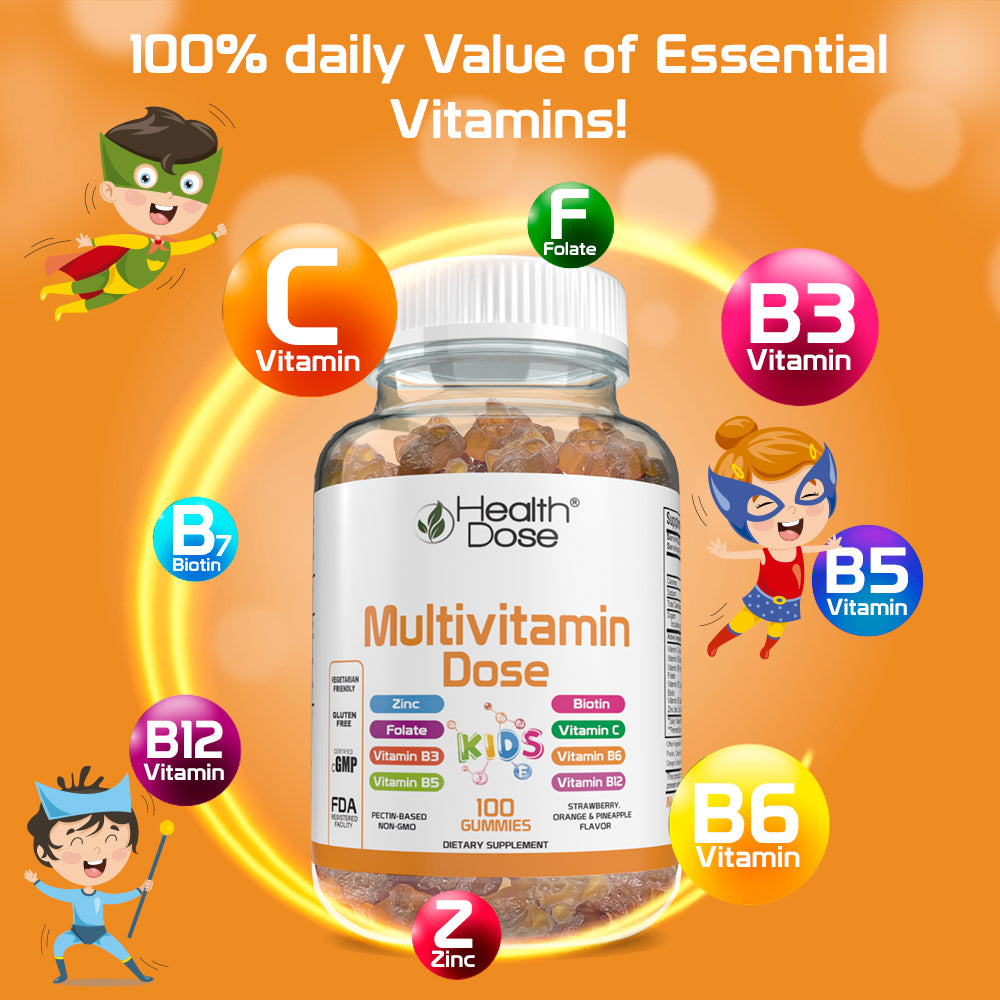 Health Dose Multivitamin Dose Children 100 gummies