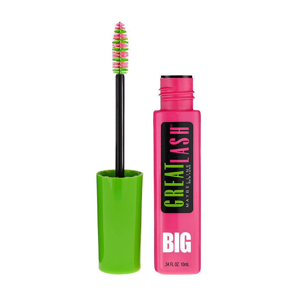 Maybelline Makeup Great Lash BIG Washable Mascara, Very Black Volumizing, 0.34 fl oz
