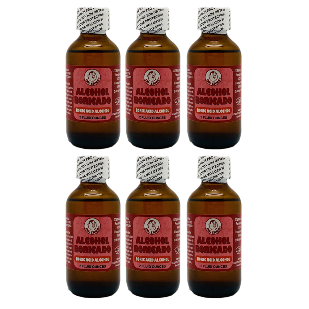 Dr Sana Boricated Alcohol. 2 oz. Pack of 6
