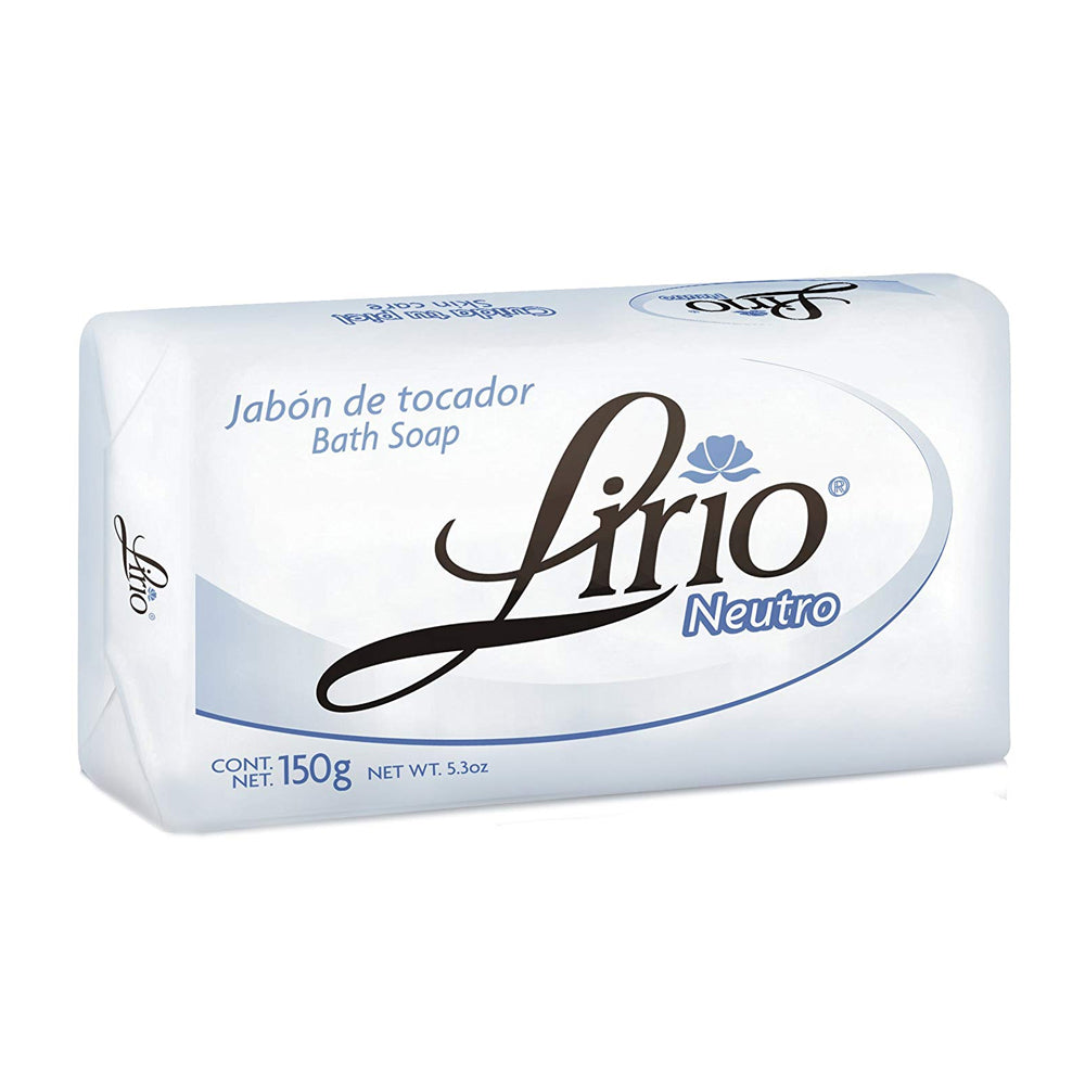 Lirio - Neutro Bar Soap 5.3 Ounces. Pack of 6