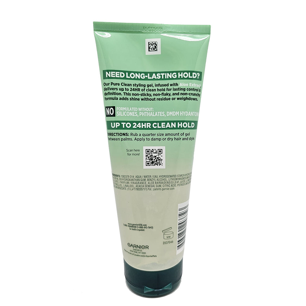 Garnier Fructis Style Pure Clean Hair Styling Gel. Natural. Paraben Free. 6.8 oz