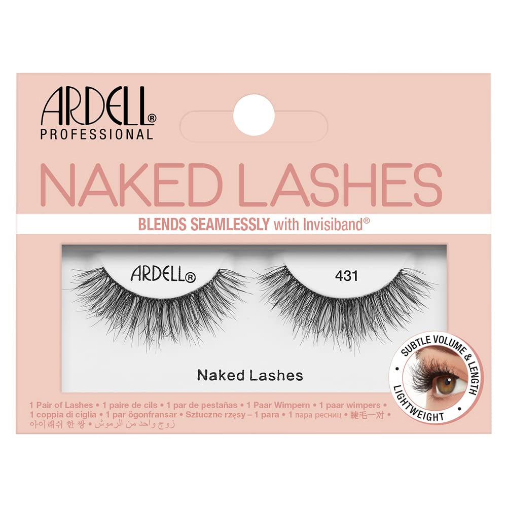 Ardell Professional Naked Lashes 431. Medium Length. Subtle & Lighweight. 1 Pair