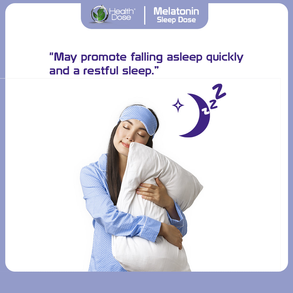 Health Dose Melatonin 6 mg Extra Strength Gummy, for Restful Sleep Supplements for Adult Mixed Berries Flavor 90 Gummies.