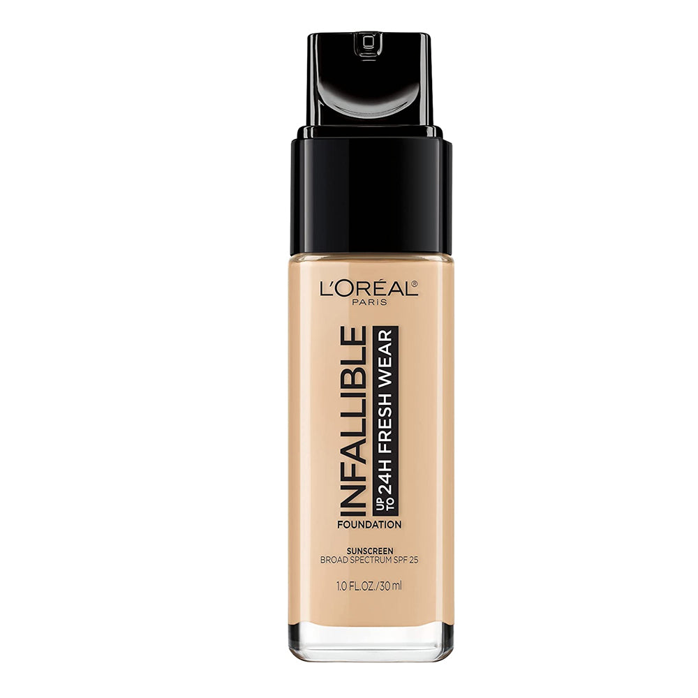 L'Oreal Paris Infallible up to 24 Hour Fresh Wear Foundation. Linen 425. 1 fl.oz