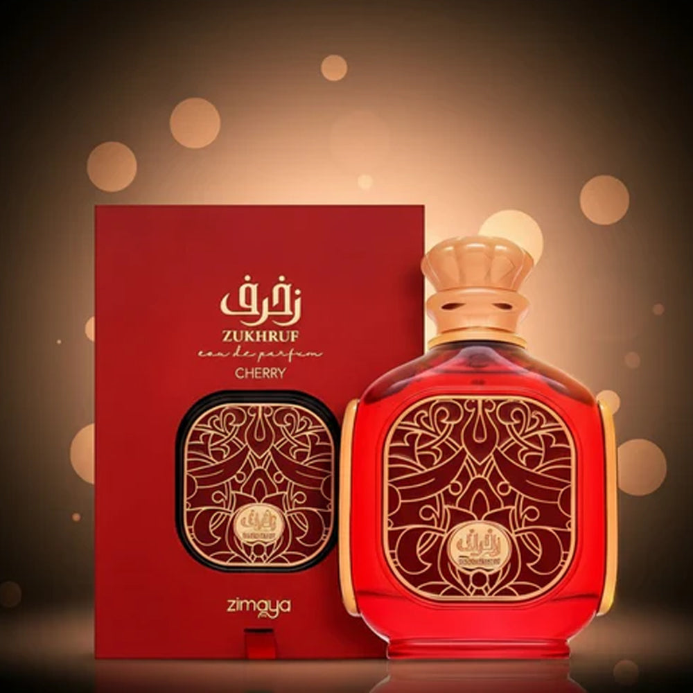 zimaya Zukhruf Cherry Pour Femme Eau De Parfum, 3.4 Fl. Oz