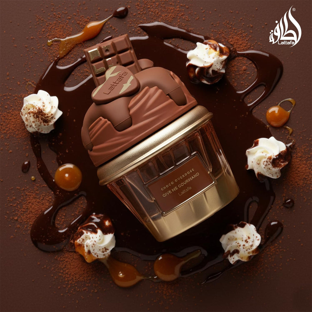 Lattafa Choco Overdose Eau de Parfum - 2.5 oz (75ml) EDP Spray - Dark Chocolate Fudge Fragance