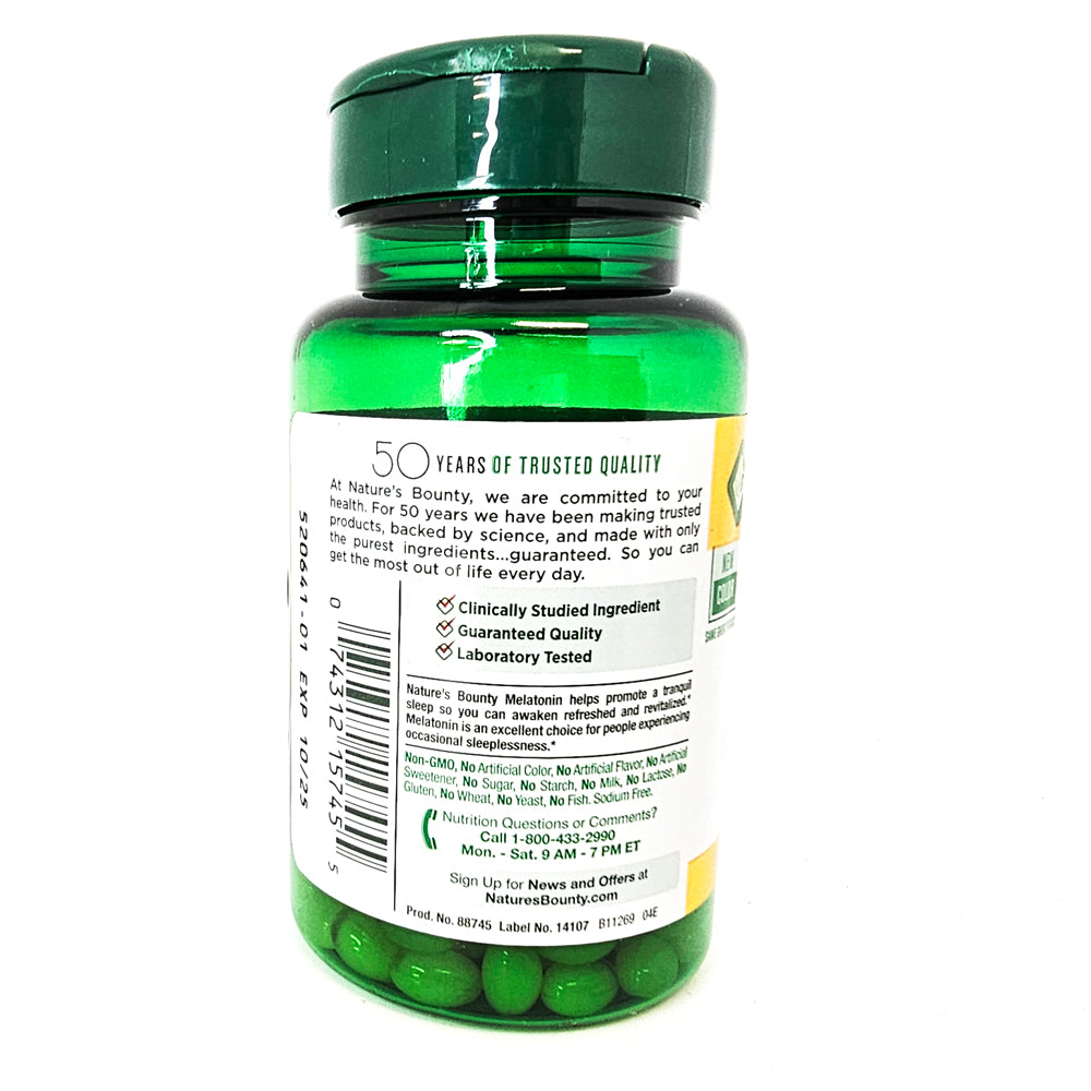 Nature's Bounty Melatonin. Promotes Relaxation & Sleep Health. 5 mg. 90 Softgels