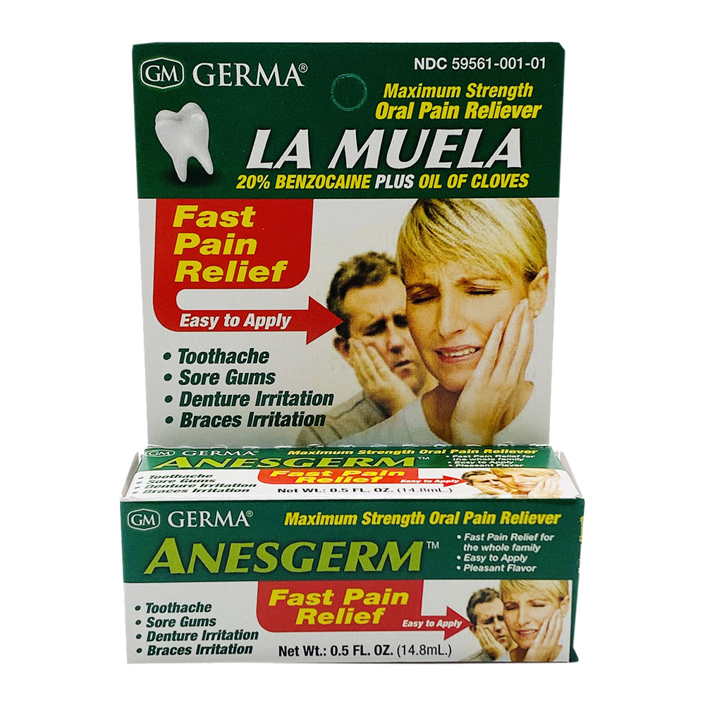 Germa Anesgerm, La Muela, Oral Pain Relief - Pack of 3