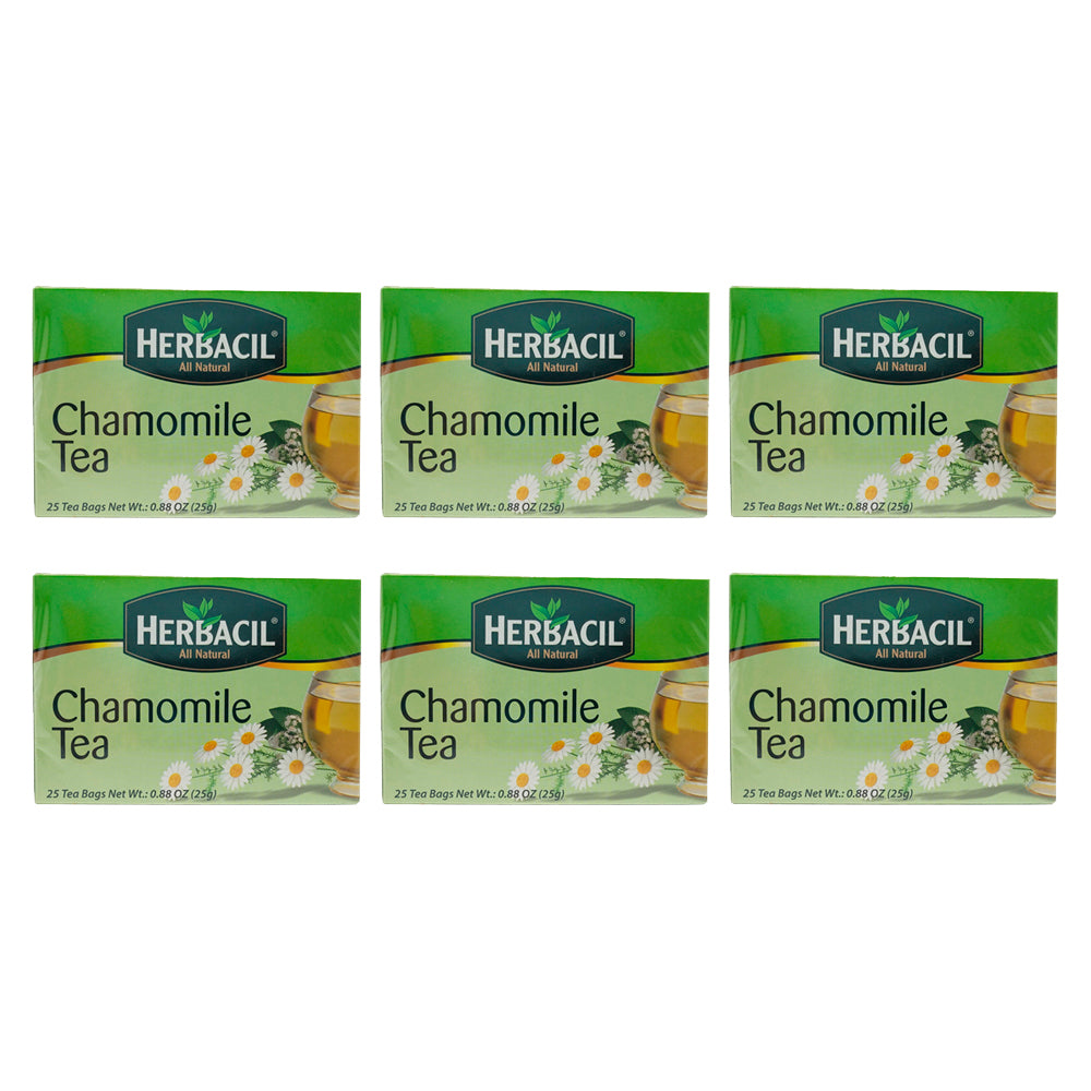 Herbacil Chamomile / Manzanilla Tea 25-Bags 0.88 Oz / 25 g.