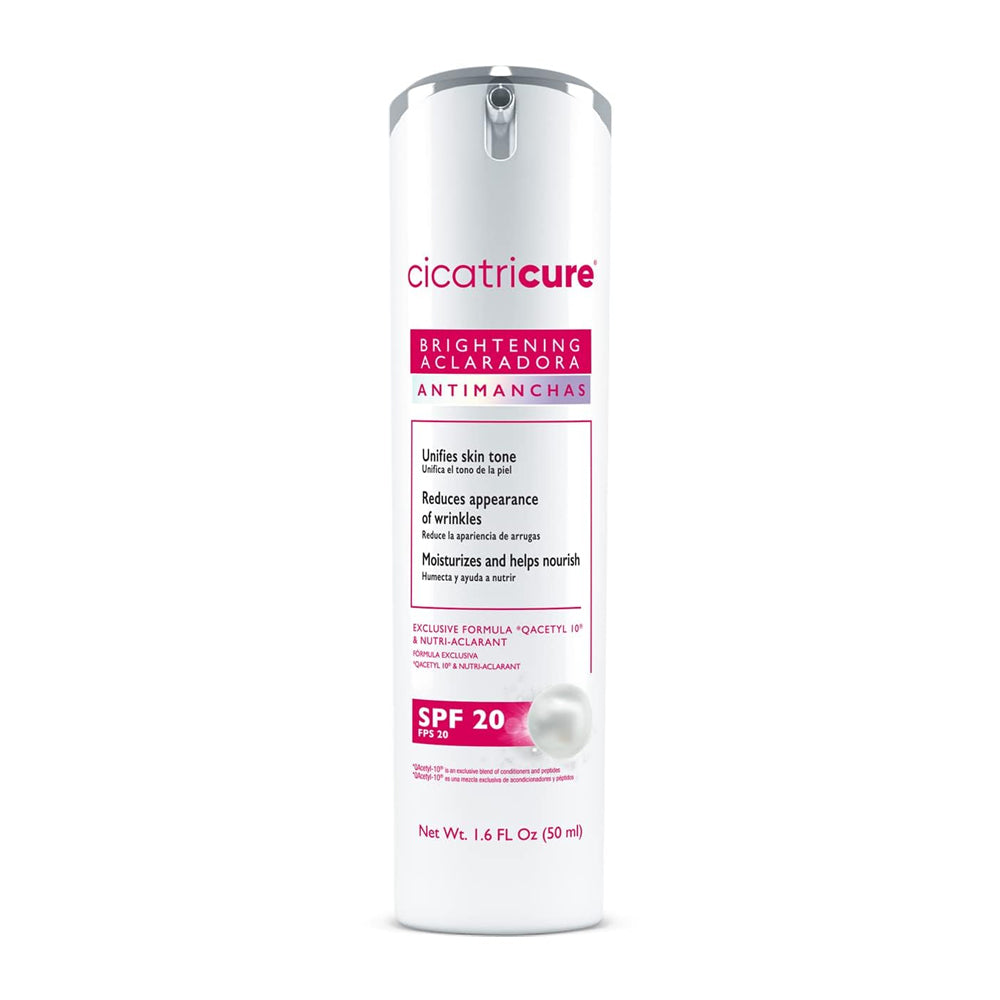 Cicatricure Brightening Face Cream. Moisturizes and Reduces Wrinkles. 1.6 fl.oz