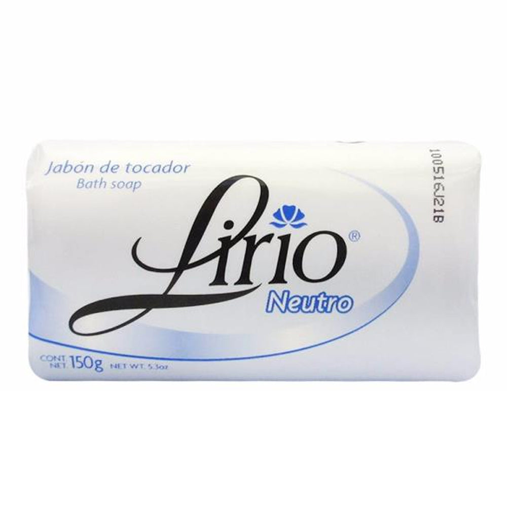 Lirio - Neutro Bar Soap 5.3 Ounces. Pack of 6