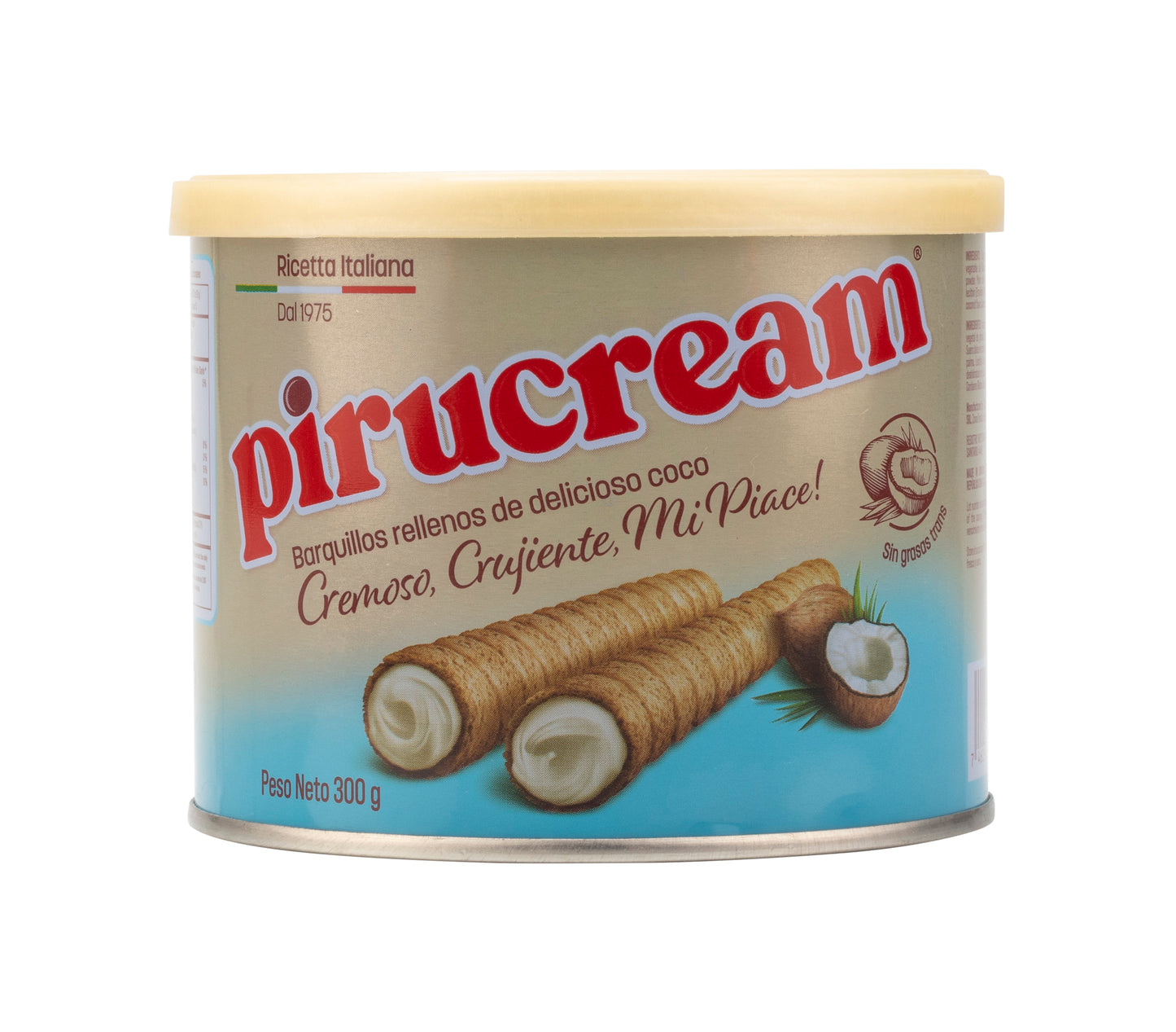 Pirucream Coconut Large Can 10.59 Oz - Pack of 3