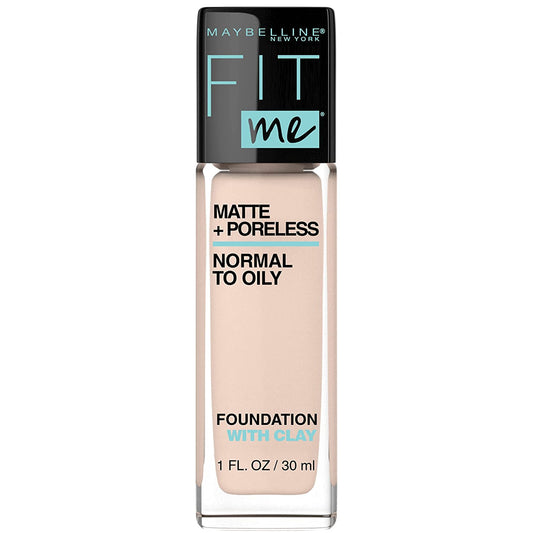 Maybelline Fit Me Matte + Poreless Liquid Foundation. 112 Natural Ivory. 1 fl.oz