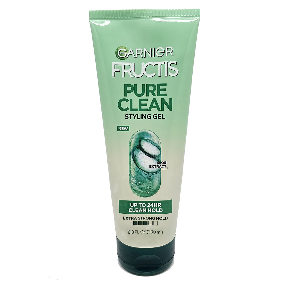 Garnier Fructis Style Pure Clean Hair Styling Gel. Natural. Paraben Free. 6.8 oz