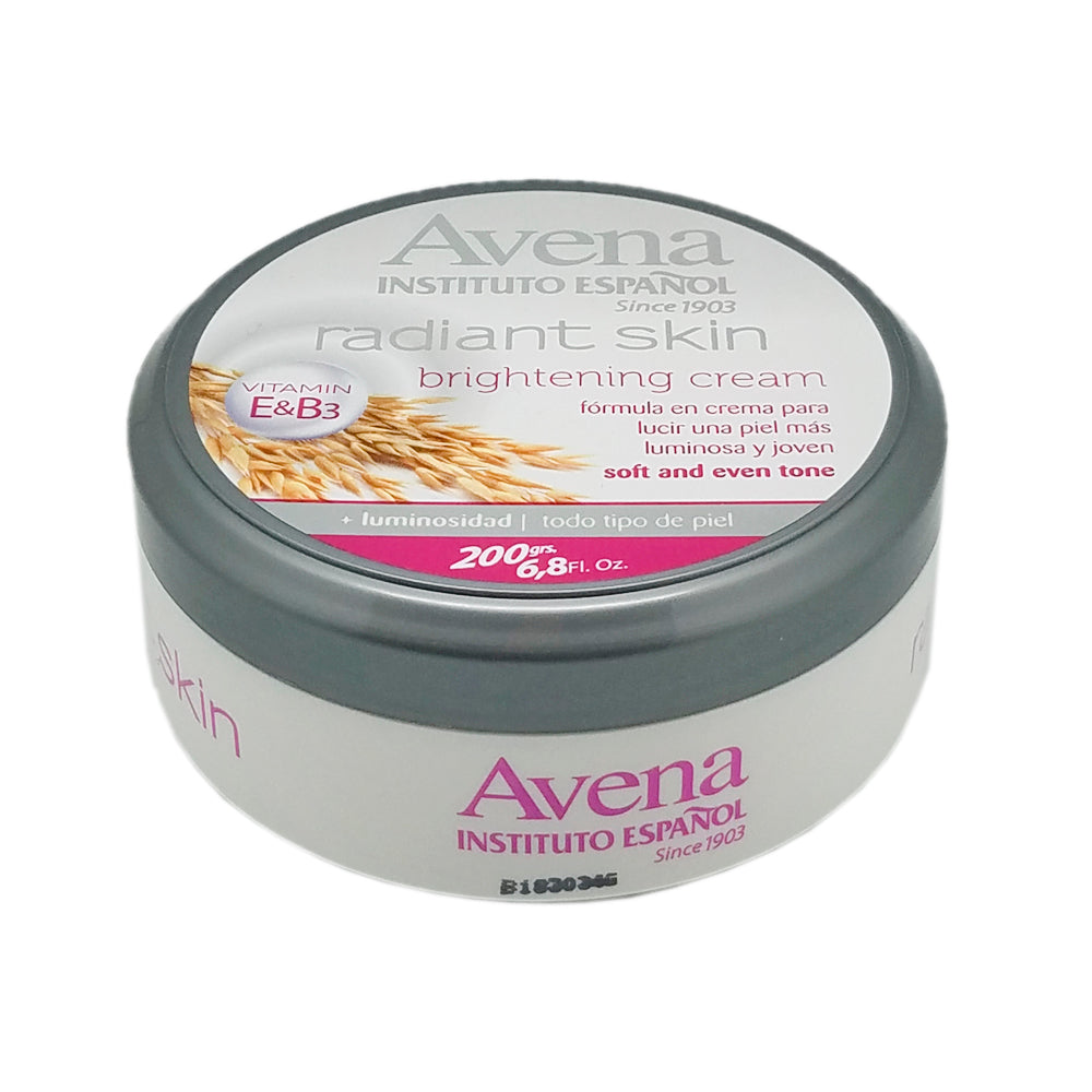 Avena Radiant Brightening Body Cream 6.70 oz - Pack of 3