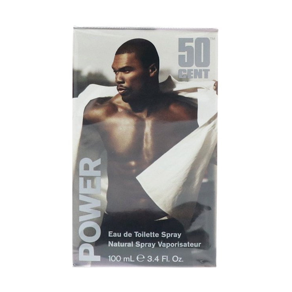 Power by 50 Cent Eau de Toilette Spray. Cool Cologne for Men. New in Box. 3.4 oz