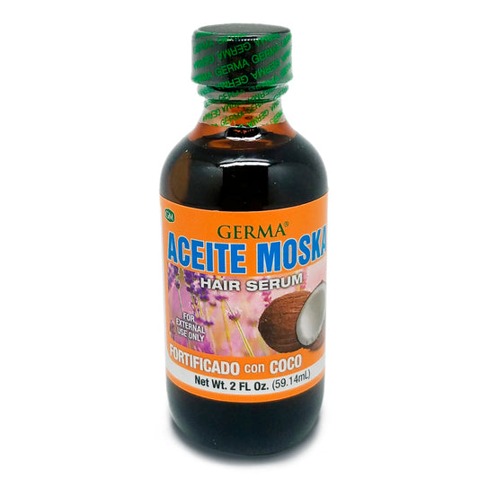 Germa Moska Coconut Oil / Aceite de Moska con Coco 2 Oz - SotoDeals