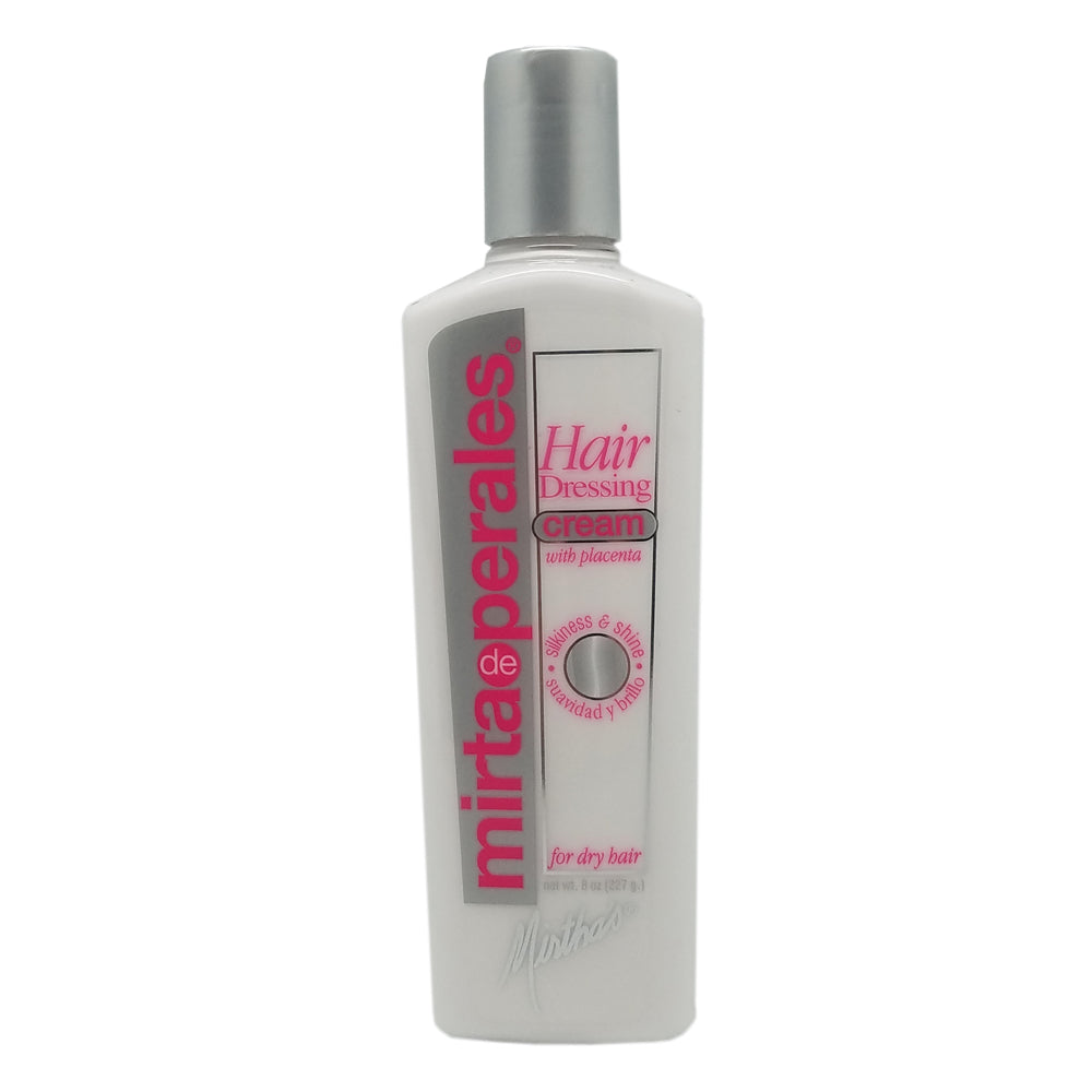 Mirta De Perales Cream Hairdressing Placenta For Dry Hair, Hair Repair 8 Oz.