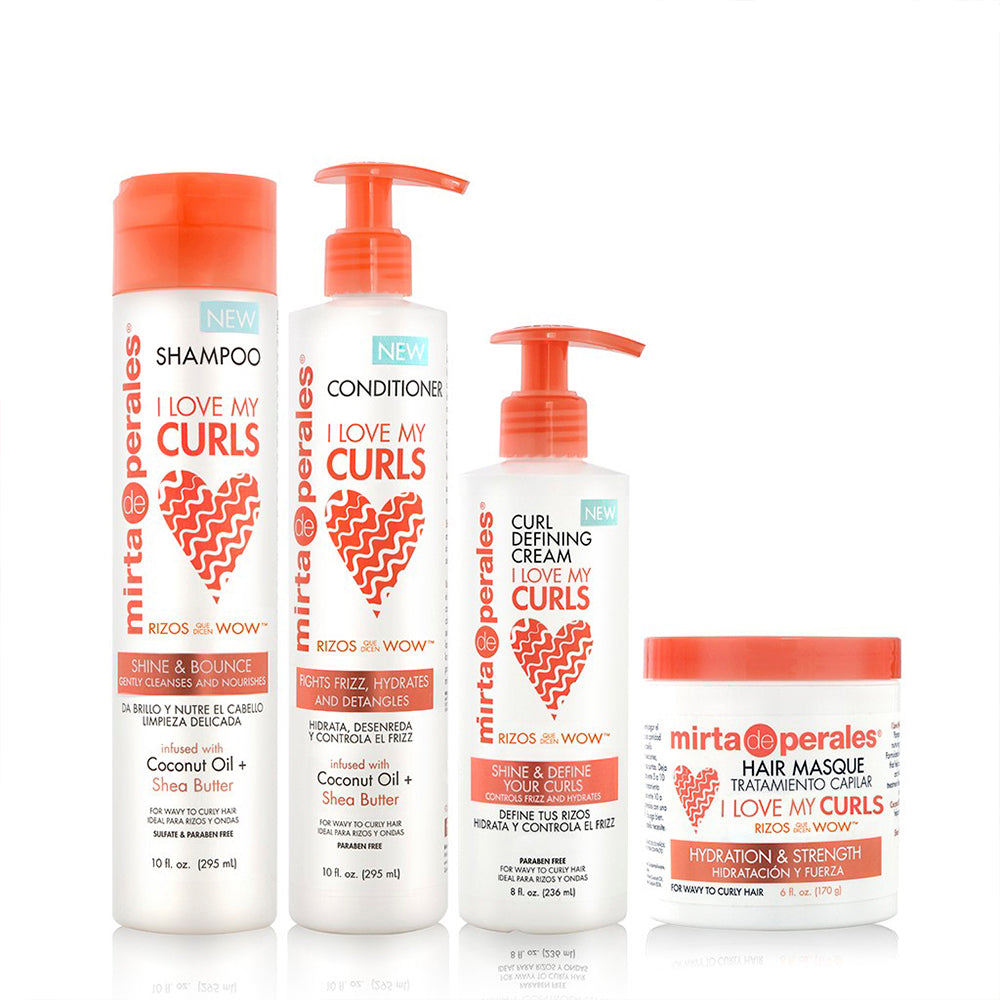 Mirta de Perales Love My Curls Hair Masque. With Coconut Oil & Shea Butter. 6 oz