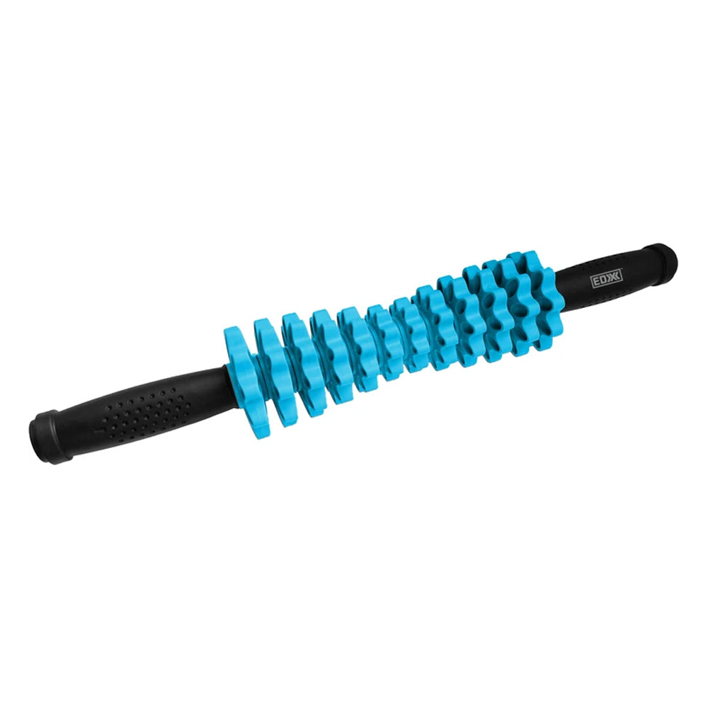 EDX - Customizable 12 Roller Massage Stick. Blue