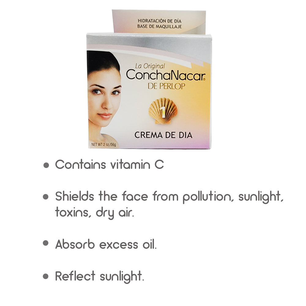ConchaNacar De Perlop Crema de Dia #1, 2 Oz / 56 G. - SotoDeals