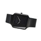 Bering Time Max René Collection Stainless Steel Rectangular Case and Milanese Bands Women's Watch. Matte Black. 15832-123