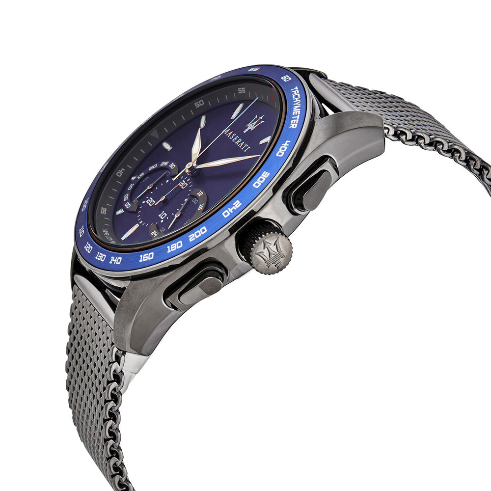 Maserati Traguardo Grey Stainless Steel Case and Strap Men's Watch. R8873612009