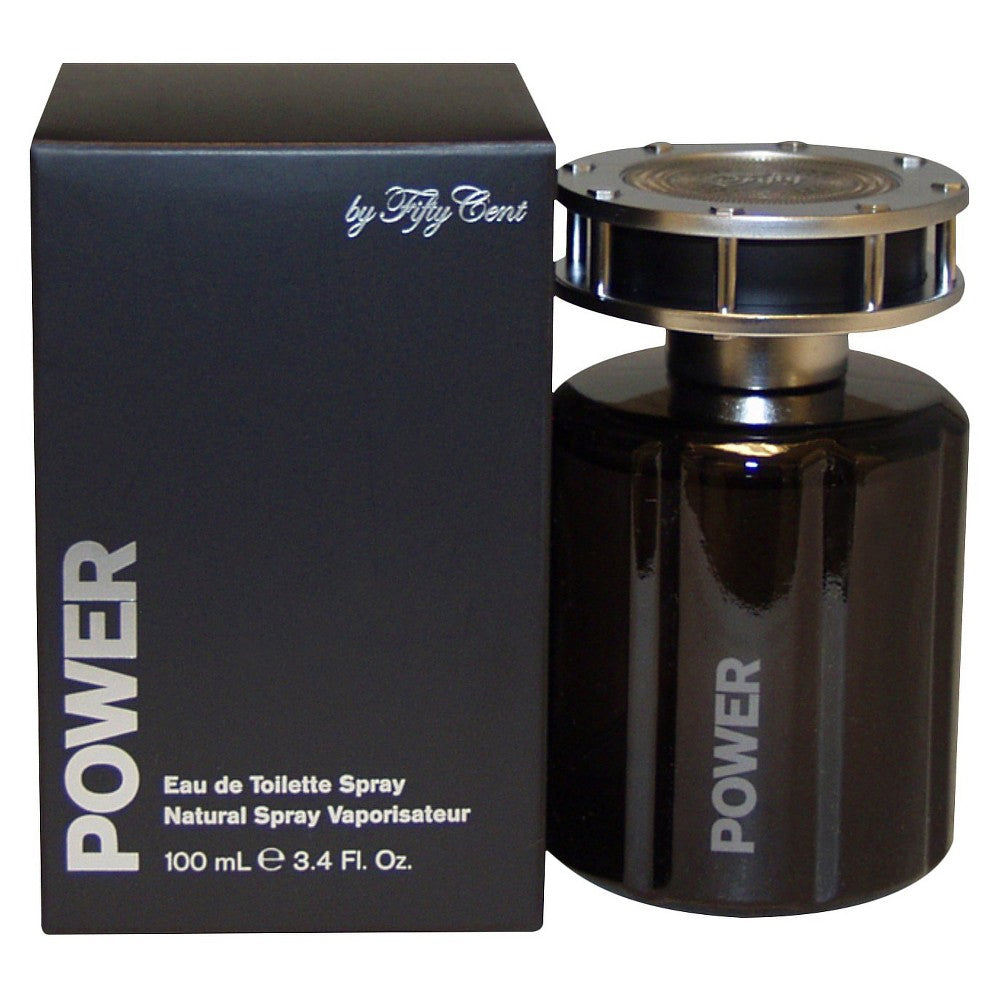 Power by 50 Cent Eau de Toilette Spray. Cool Cologne for Men. New in Box. 3.4 oz