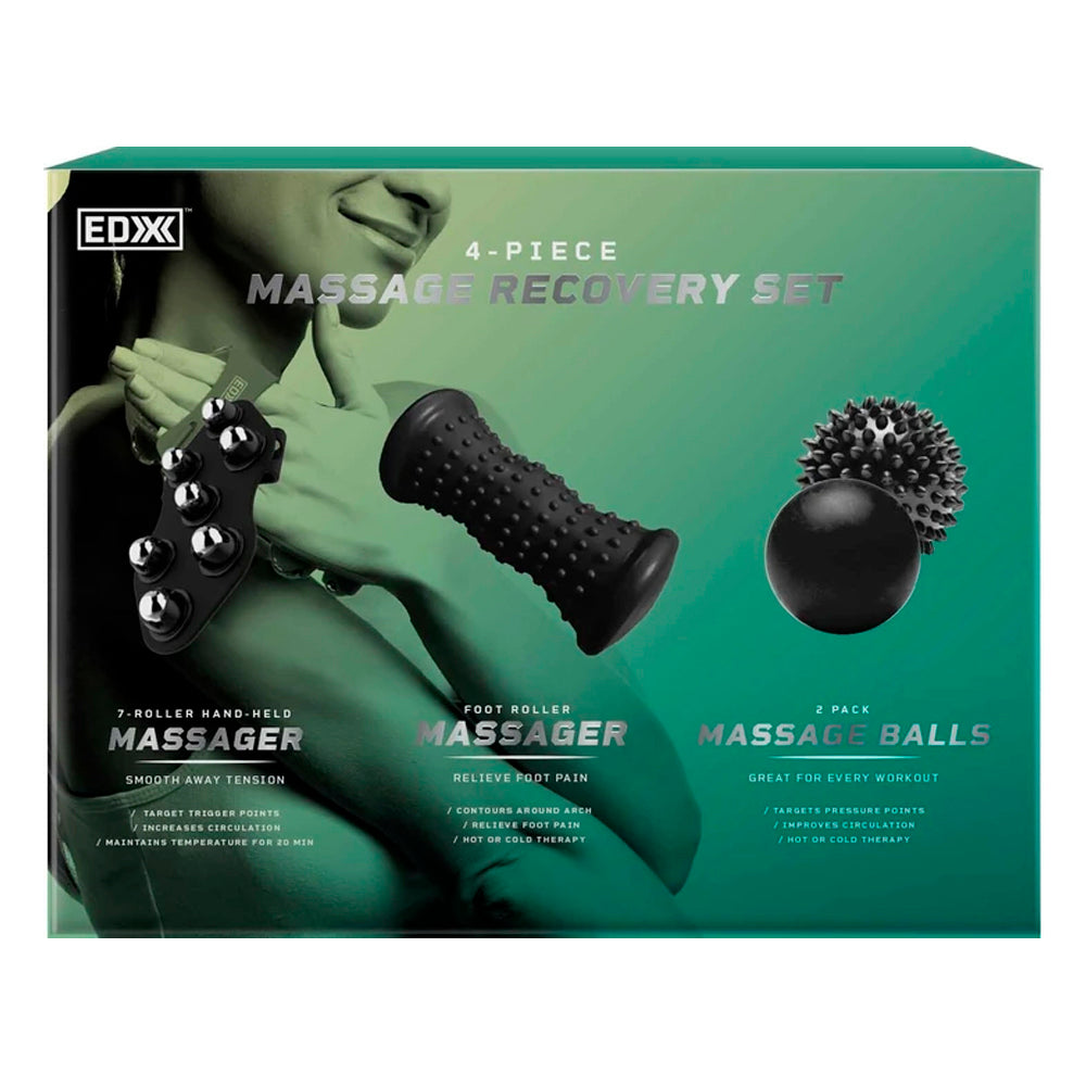 EDX - 4 Piece Massager. Black