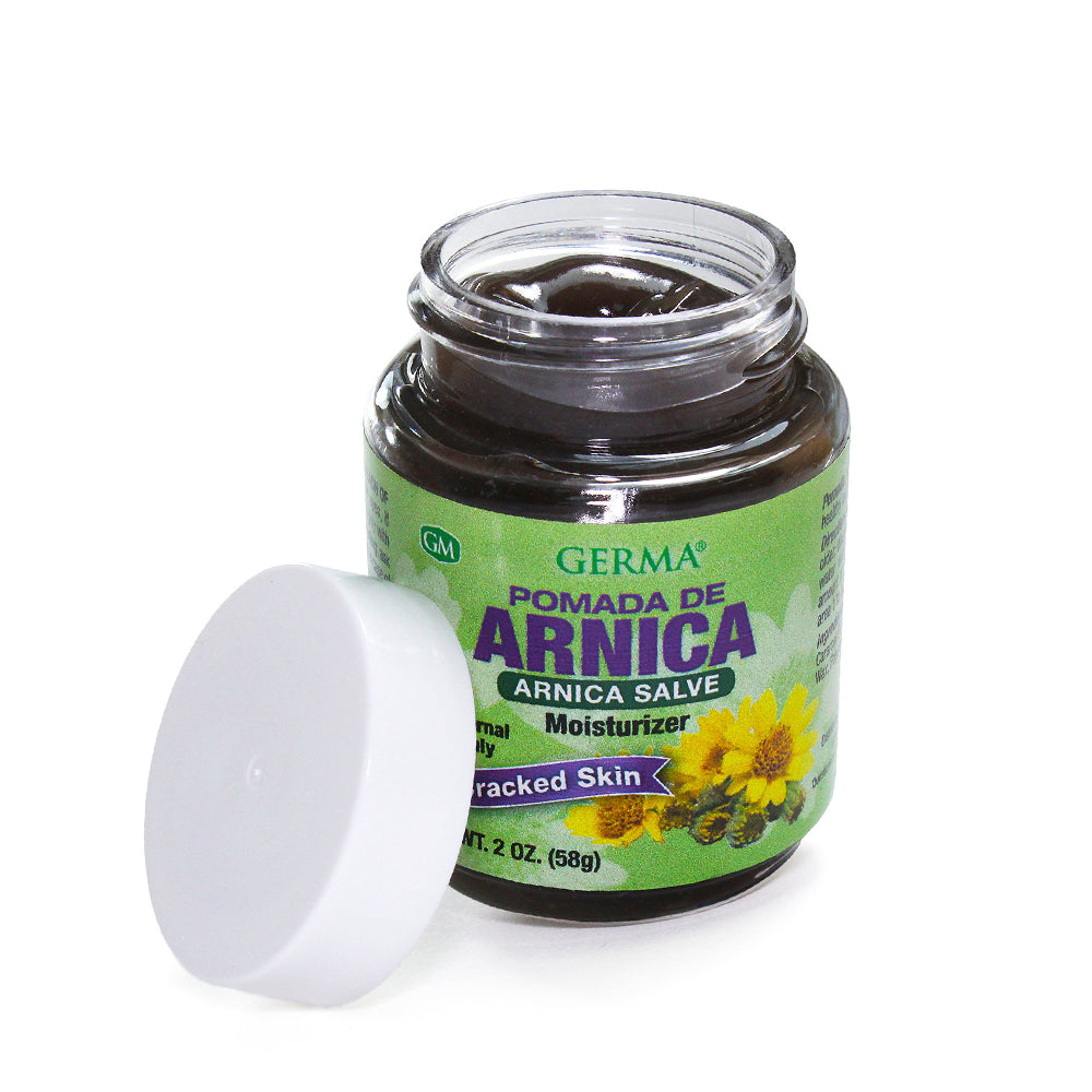 Germa Arnica Ointment, Pain Relief/Pomada de Arnica, Alivio de Dolor - Black 2oz - SotoDeals