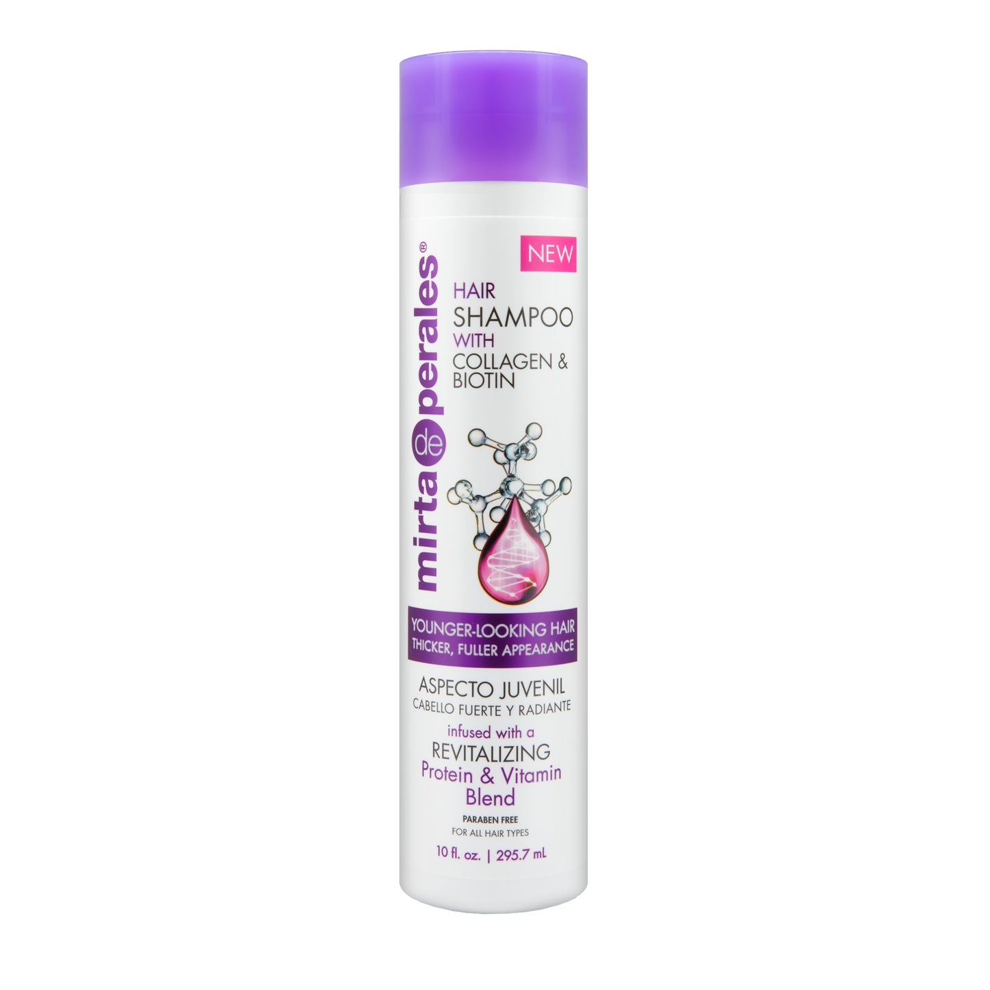 Mirta De Perales Collagen Biotin Shampoo 10 Oz.