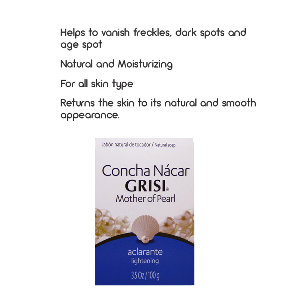 Grisi Soap Jabon Concha Nacar 3.5Oz/100g - SotoDeals