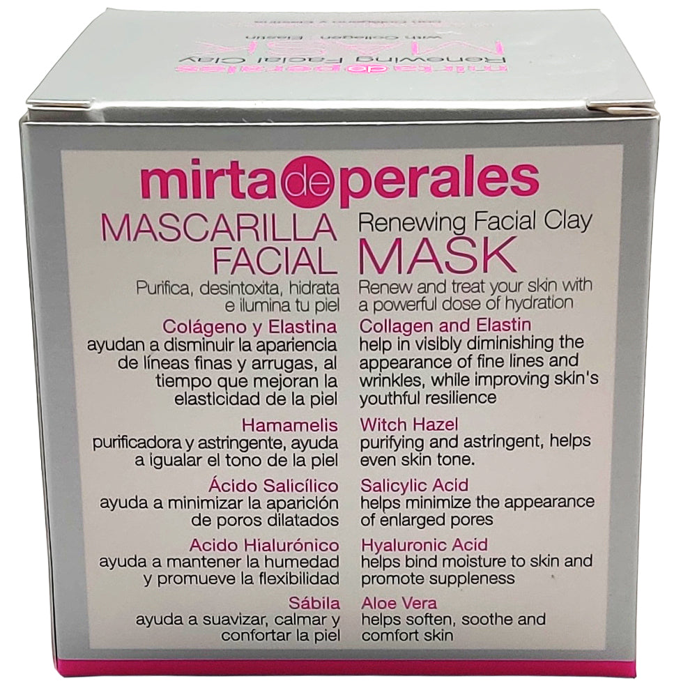Mirta de Perales Facial Clay Mask with Collagen. Moisturizing and Anti-Aging