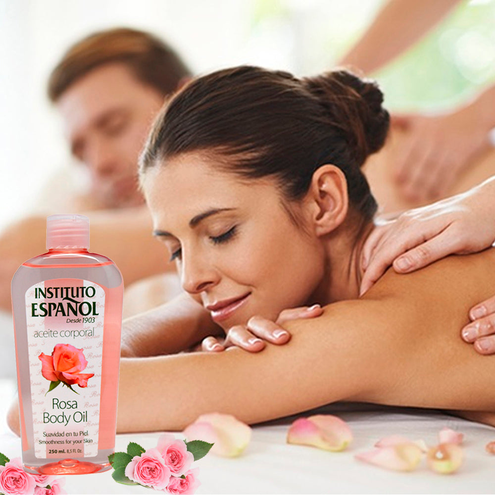 Instituto Español Rosa Body Oil 8.5 Fl Oz 250mL - SotoDeals