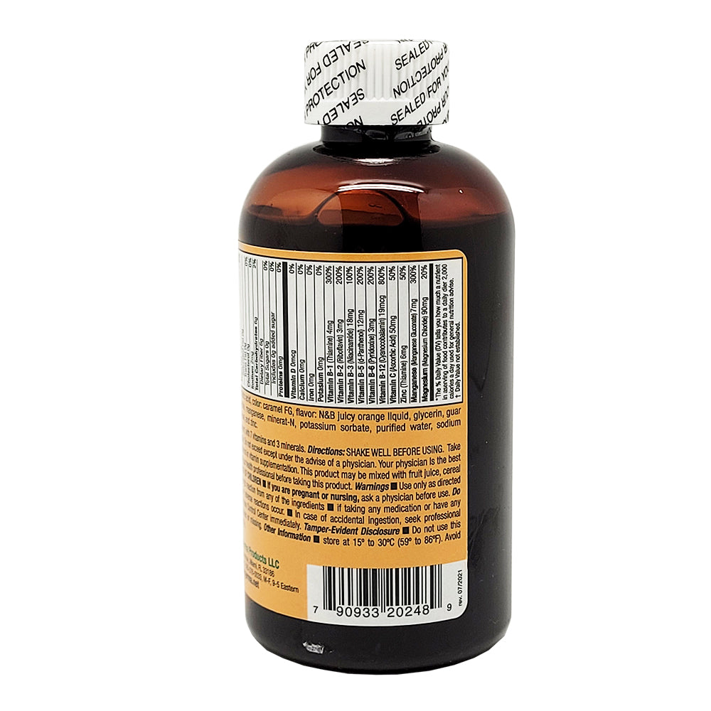 Germa B-Complex Syrup, Cherry Flavor/ Sirop de Complejo B, Sabor a Cereza 8 oz - SotoDeals
