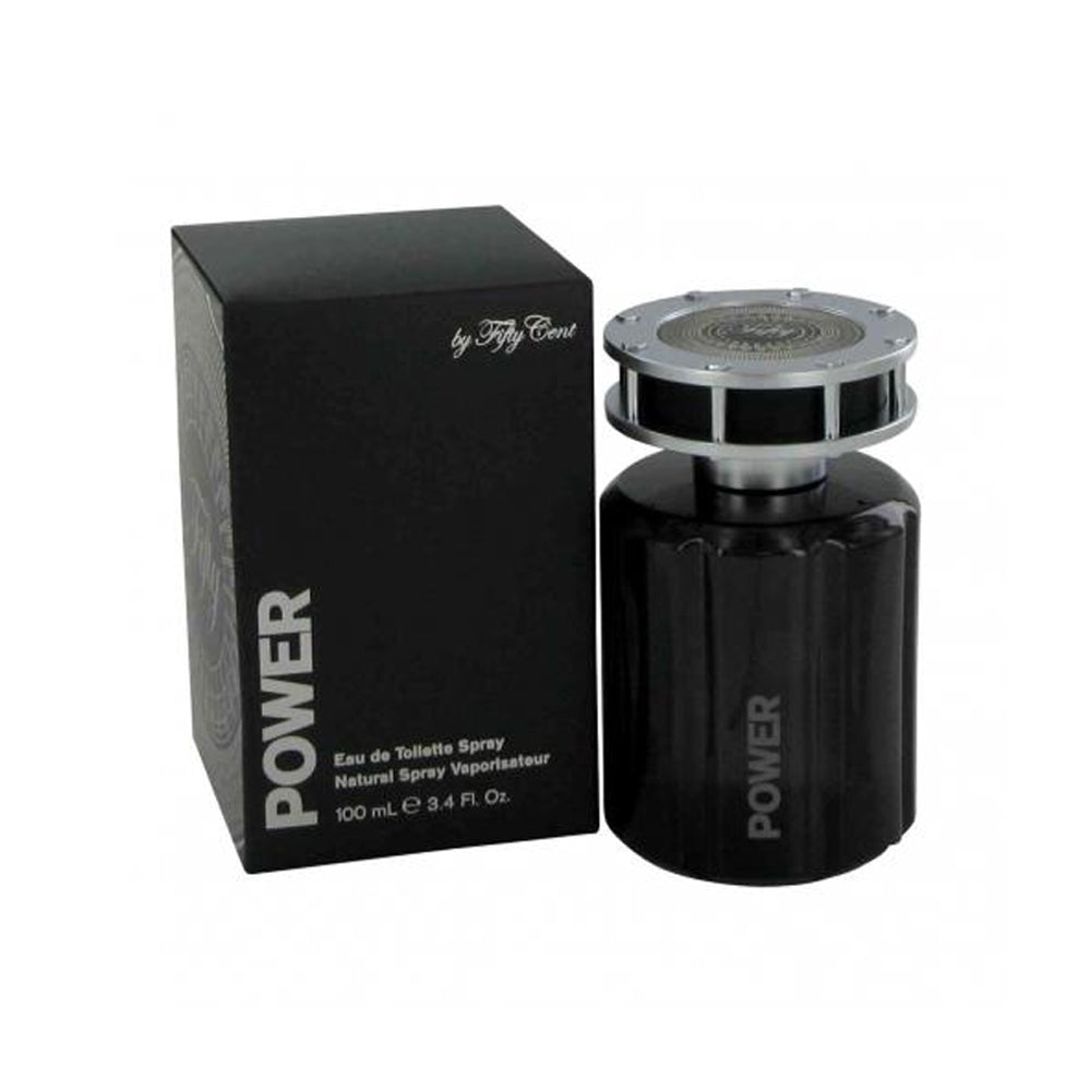 Power by 50 Cent Eau de Toilette Spray. Cool Cologne for Men. New in Box. 3.4 oz