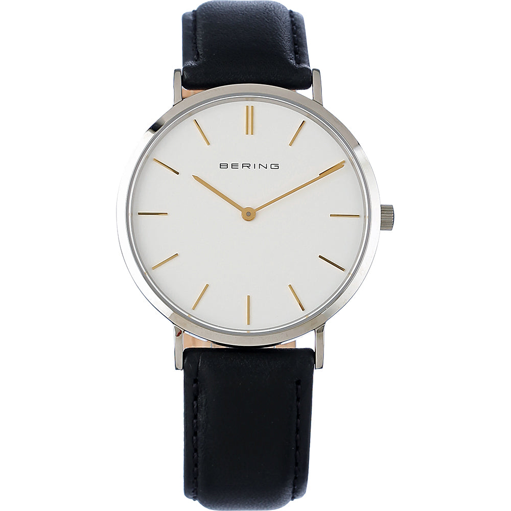 Bering Time Classic Silver Stainless Steel and White Dial Women Watch 14140-401