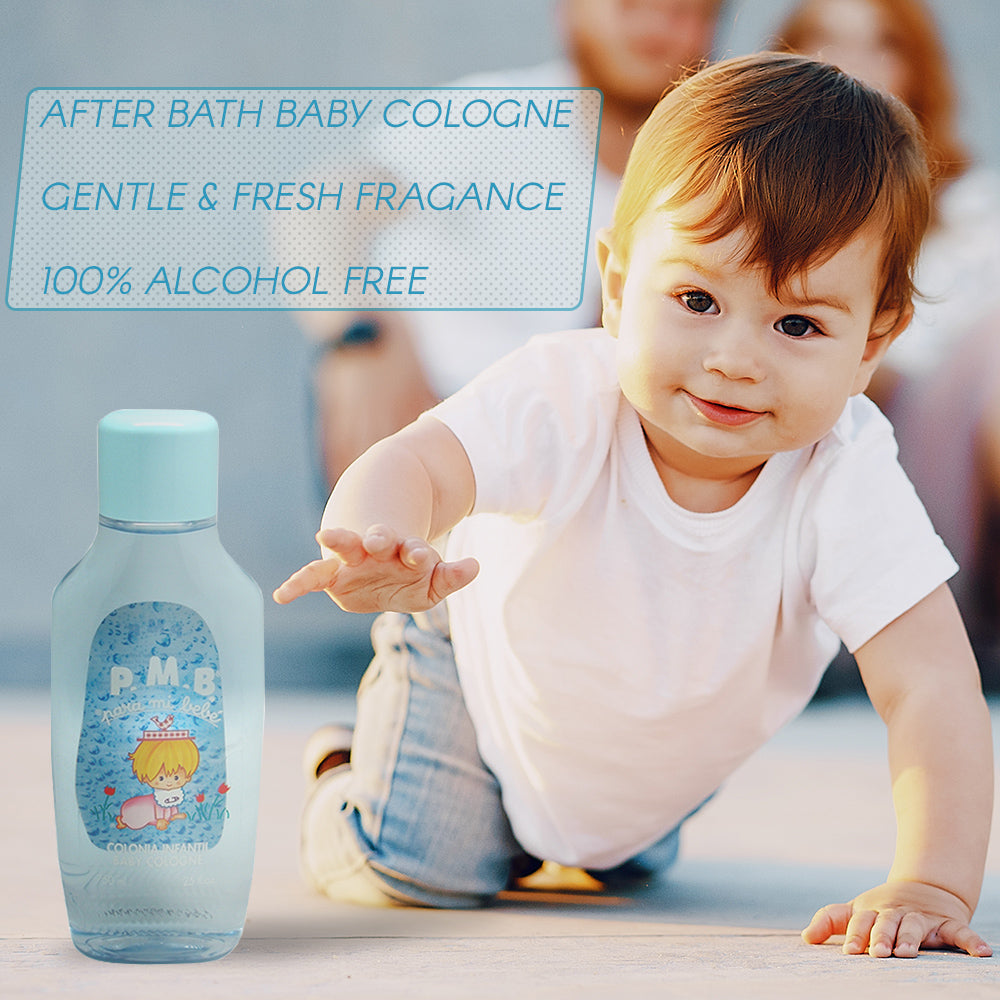 PMB Para Mi Bebe Baby Cologne Blue 25 Fl Oz / 750 ml - SotoDeals