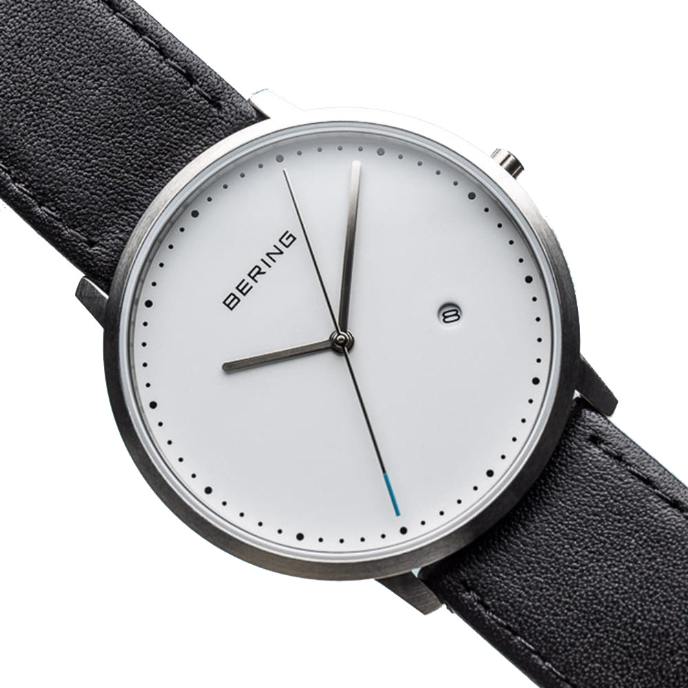 Bering Time Classic Silver Steel Case With White Dial Unisex Watch. 11139-404