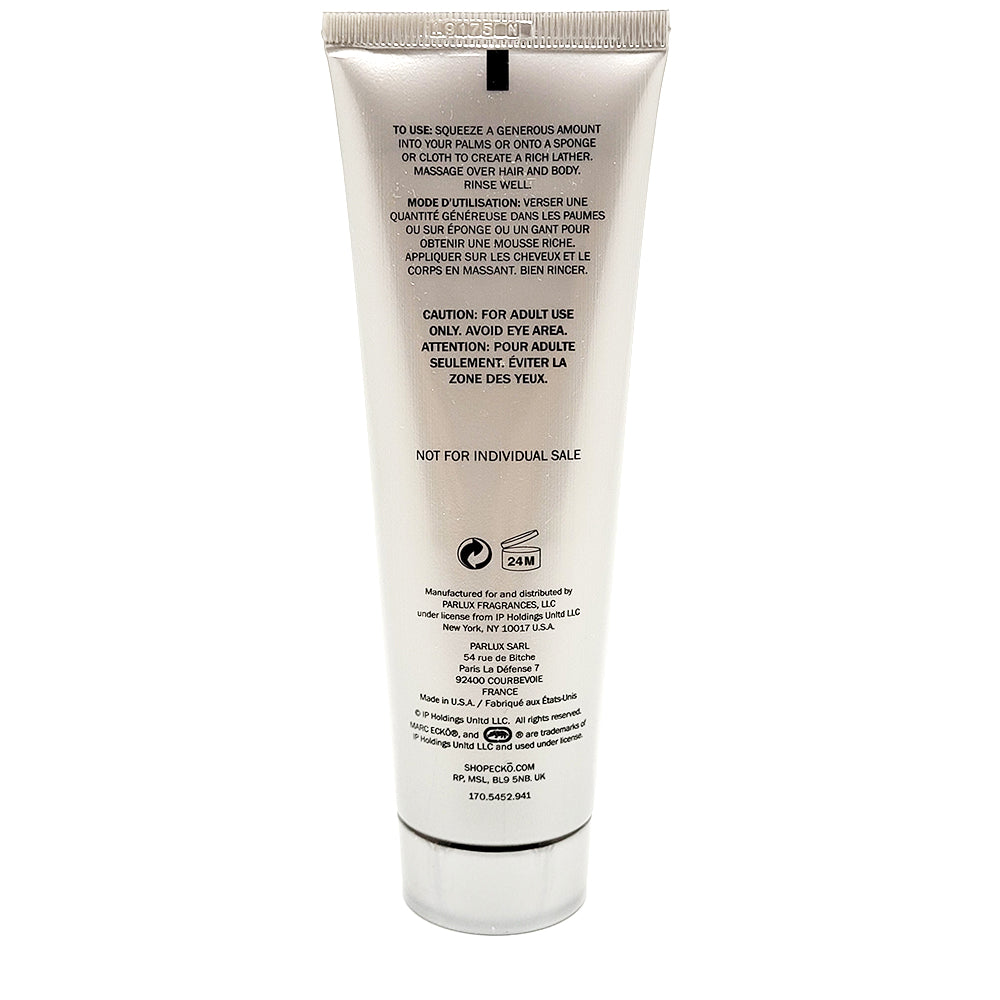 Marc Ecko Shower Gel for Men, Hair & Body Wash, 3 oz/90 ml Unboxed