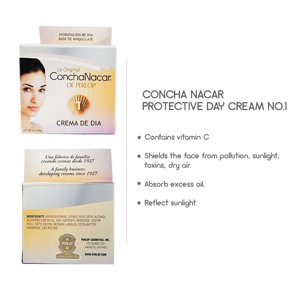 ConchaNacar De Perlop Crema de Dia #1, 2 Oz / 56 G. - SotoDeals